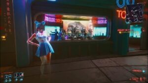 サイバーパンク2077 ver 1.31桜花マーケットのジャンク屋さんに行ってみた。