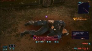 サイバーパンク2077(PS5版)ver 1.52 バットランズ南部でアイテム発見です。