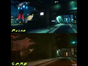 Cyberpunk Edgerunners vs Cyberpunk 2077 - Episode 5 Locations Comparison #shorts