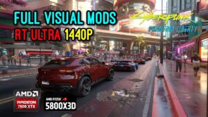 Cyberpunk 2077 Full Visual Mods, 1440p RT Ultra, 7900XTX | 5800X3D