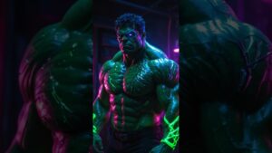Superheroes in Cyberpunk World #shorts #avengers #spiderman #trending