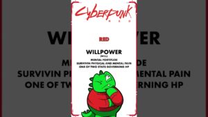 Willpower | How to Play Cyberpunk Red #4