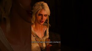Ciri tells about Cyberpunk 2077 ➤ The Witcher 3 #shorts