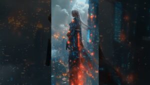 近未来の月読命 #サイバーパンク  #nearfuturetales #shorts #shortstory #神々 #神話 #日本 #japan #aiart #art #ai #月読命 #ツクヨミ