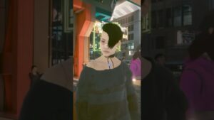 this cyberpunk npc has rizz #cyberpunk2077 #cyberpunk #cyberpunkedgerunners #gaming #clips